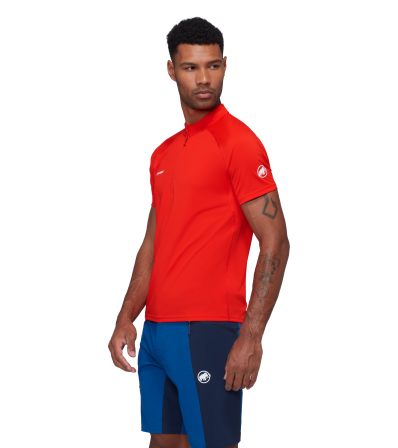 Тениска Mammut Ducan FL Half Zip T-Shirt Men