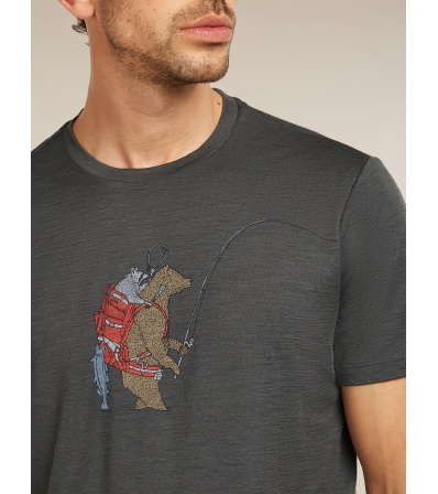 Тениска Icebreaker Merino 150 Tech Lite SS Tee Bear Catch M's